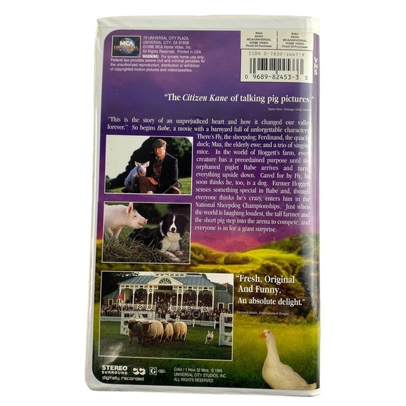 VHS Babe - A little pig goes a long way movie video - Picture 2 of 9